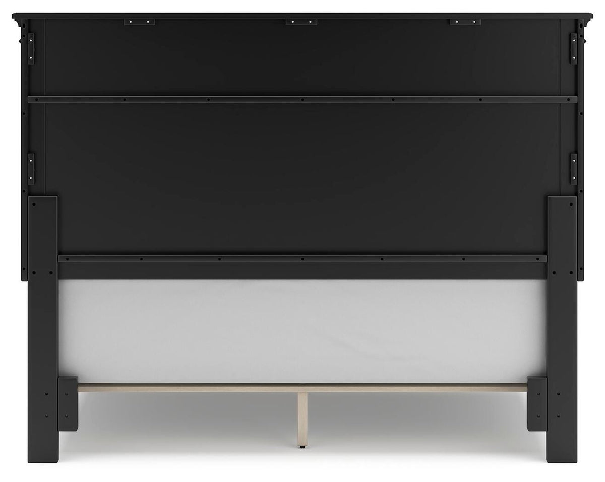 Lanolee Panel Bed, Dresser, Mirror and Nightstand - Black  (B687-SI) - Image 12