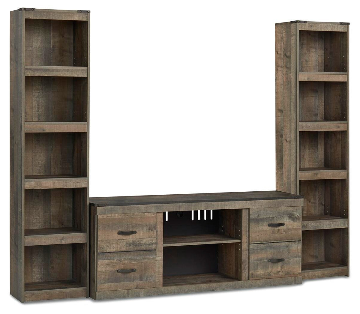 Trinell 3-Piece Entertainment Center (EW0446-SI)