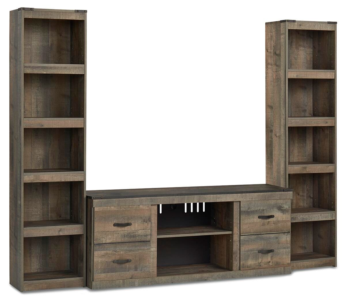 Trinell 3-Piece Entertainment Center (EW0446-SI) - Image 2