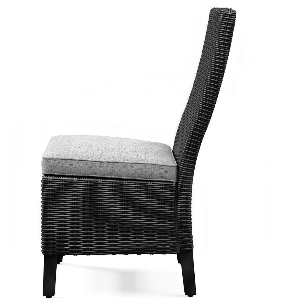 Beachcroft Outdoor Side Chair with Cushion (Set of 2) (P792-SI) - Image 6