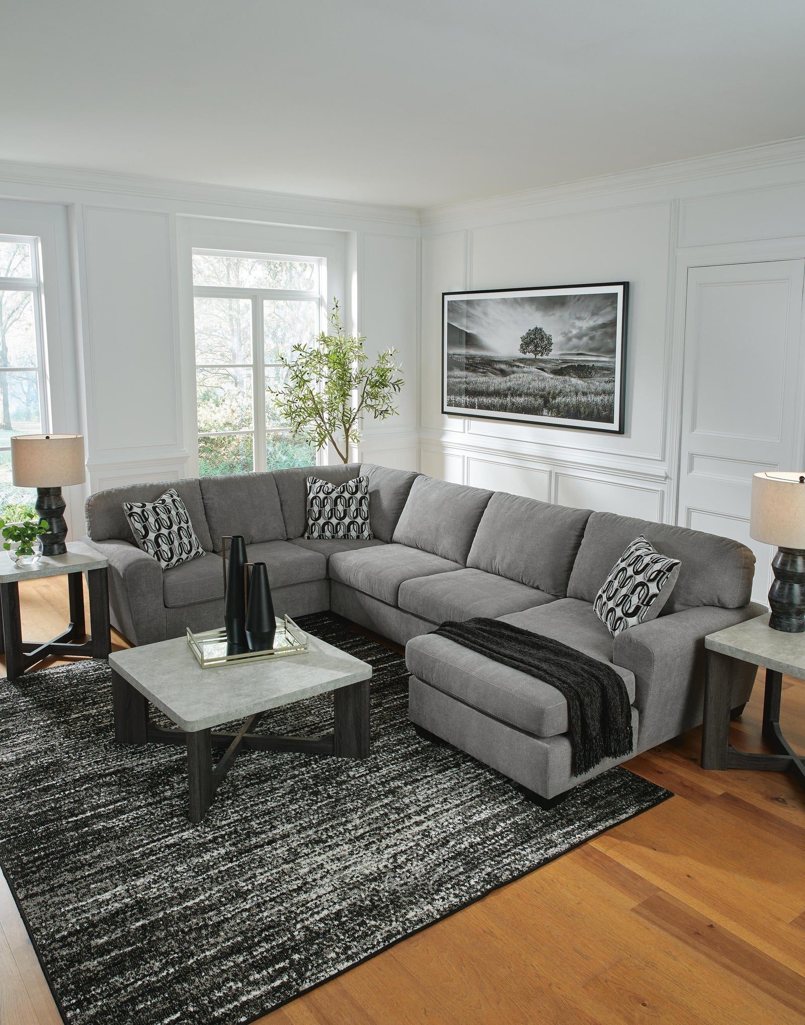 Birkdale Court 3-Piece Sectional with Chaise (32402-SI) - Image 3
