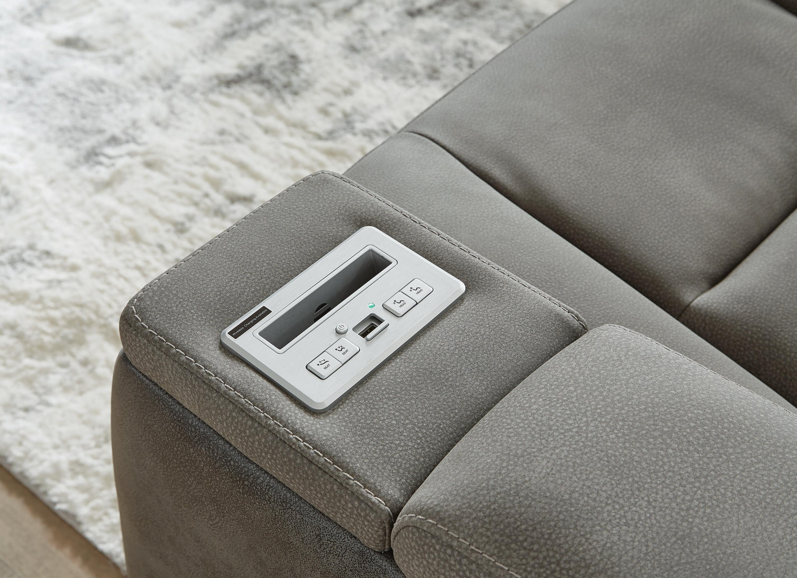 Next-Gen Durapella Power Reclining Sofa, Loveseat and Recliner (22004-SI) - Image 7