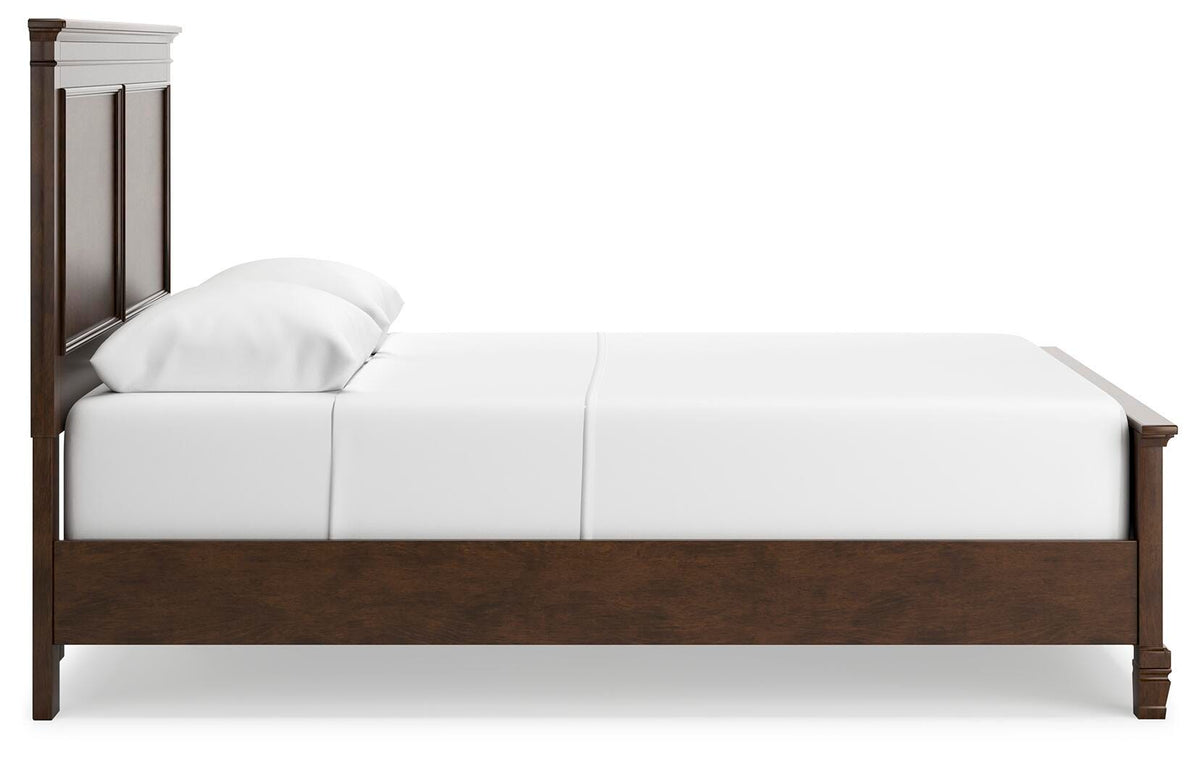 Danabrin Panel Bed, Dresser, Mirror and Nightstand - Brown  (B685-SI) - Image 11