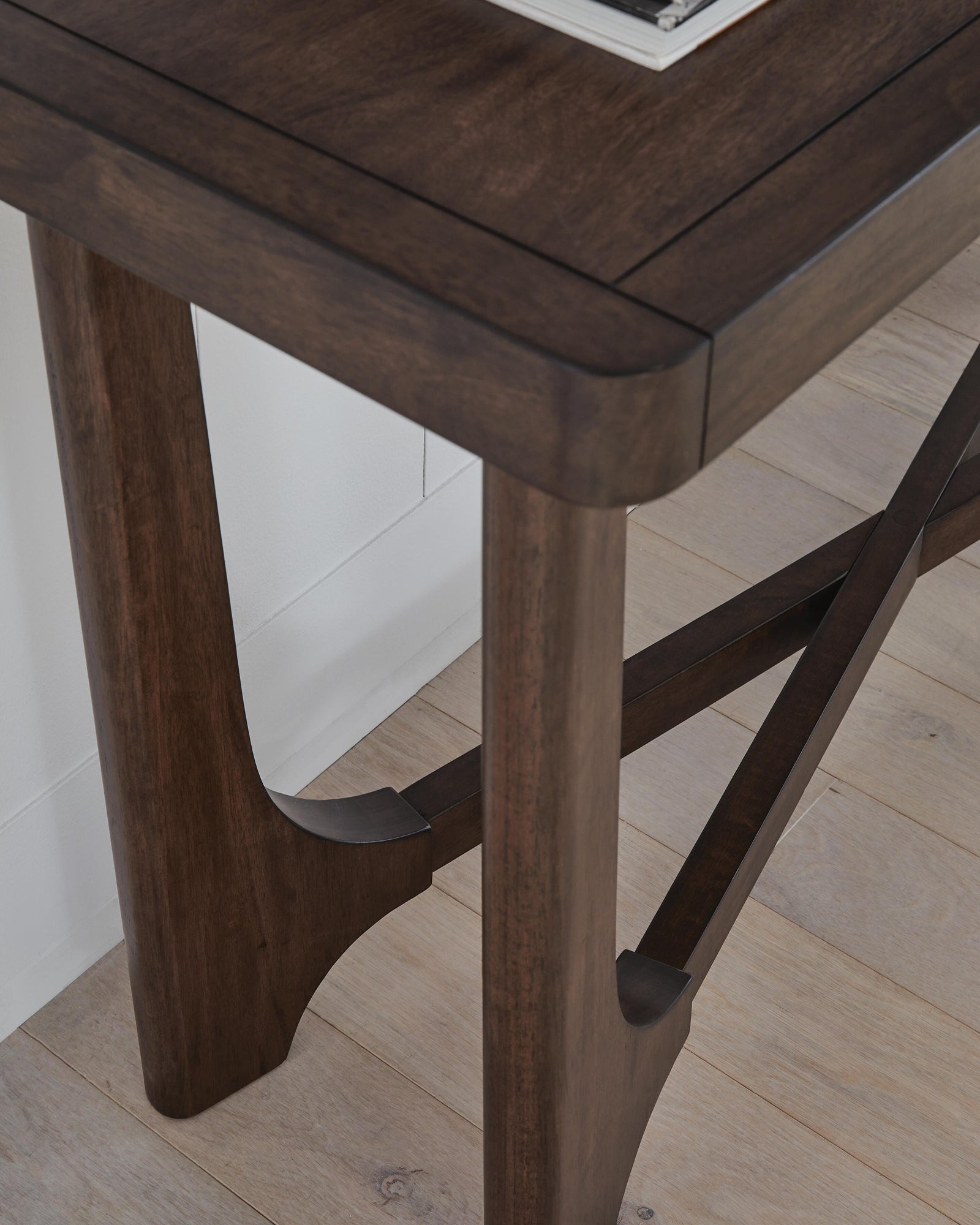 Korestone Sofa Table - Dark Brown  (T438-SI) - Image 5