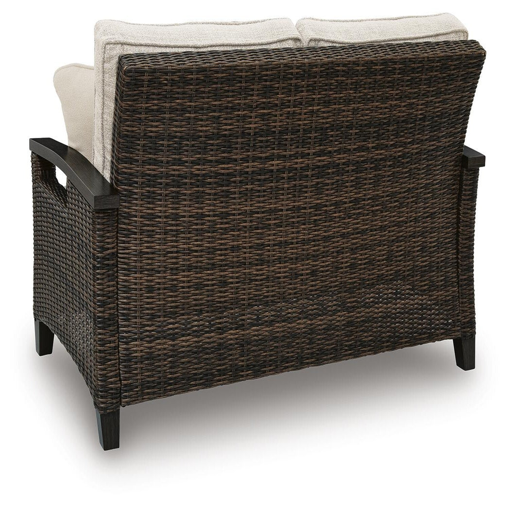 Monterey Point Outdoor Sofa with Cushion (PCP760-SI) - Image 4