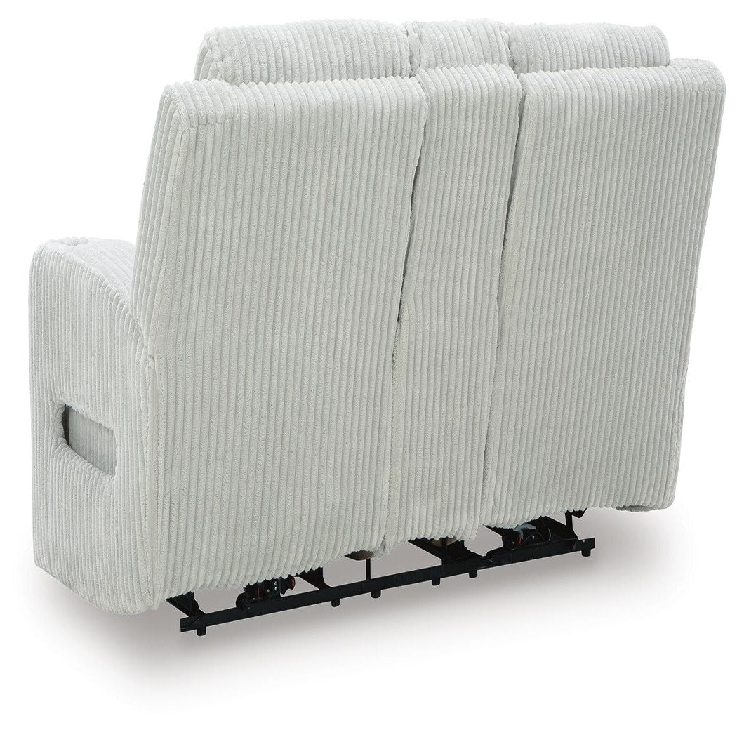 Carvara Power Reclining Loveseat with Console (PC64203-SI) - Image 7