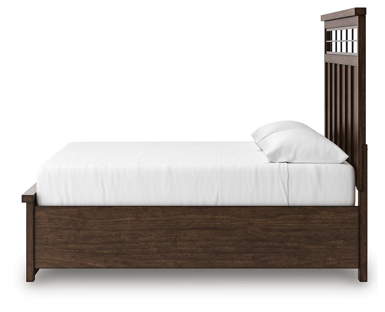 Taffenbrook Panel Storage Bed - Medium Brown  (B849-SI) - Image 9