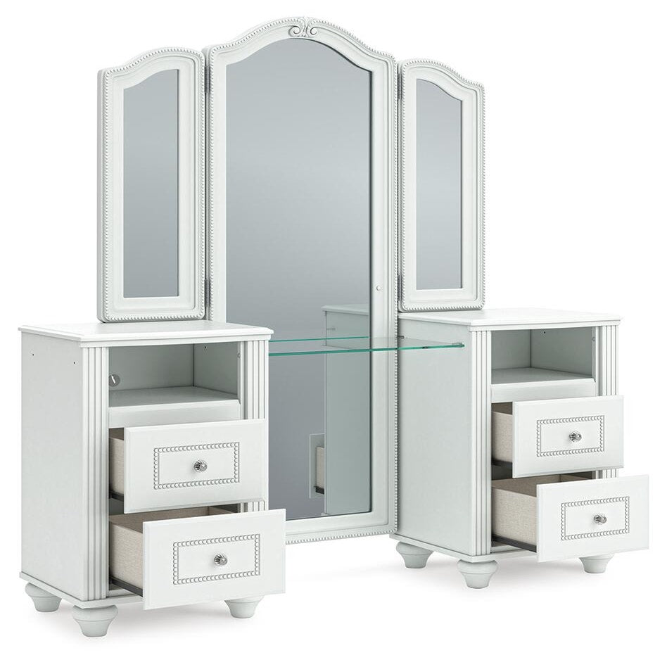 Kozlani Vanity with Mirror (PCB1819-SI) - Image 4