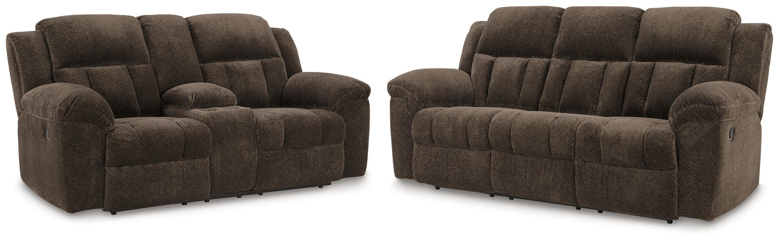 Frohn Reclining Sofa and Loveseat (37407-SI)