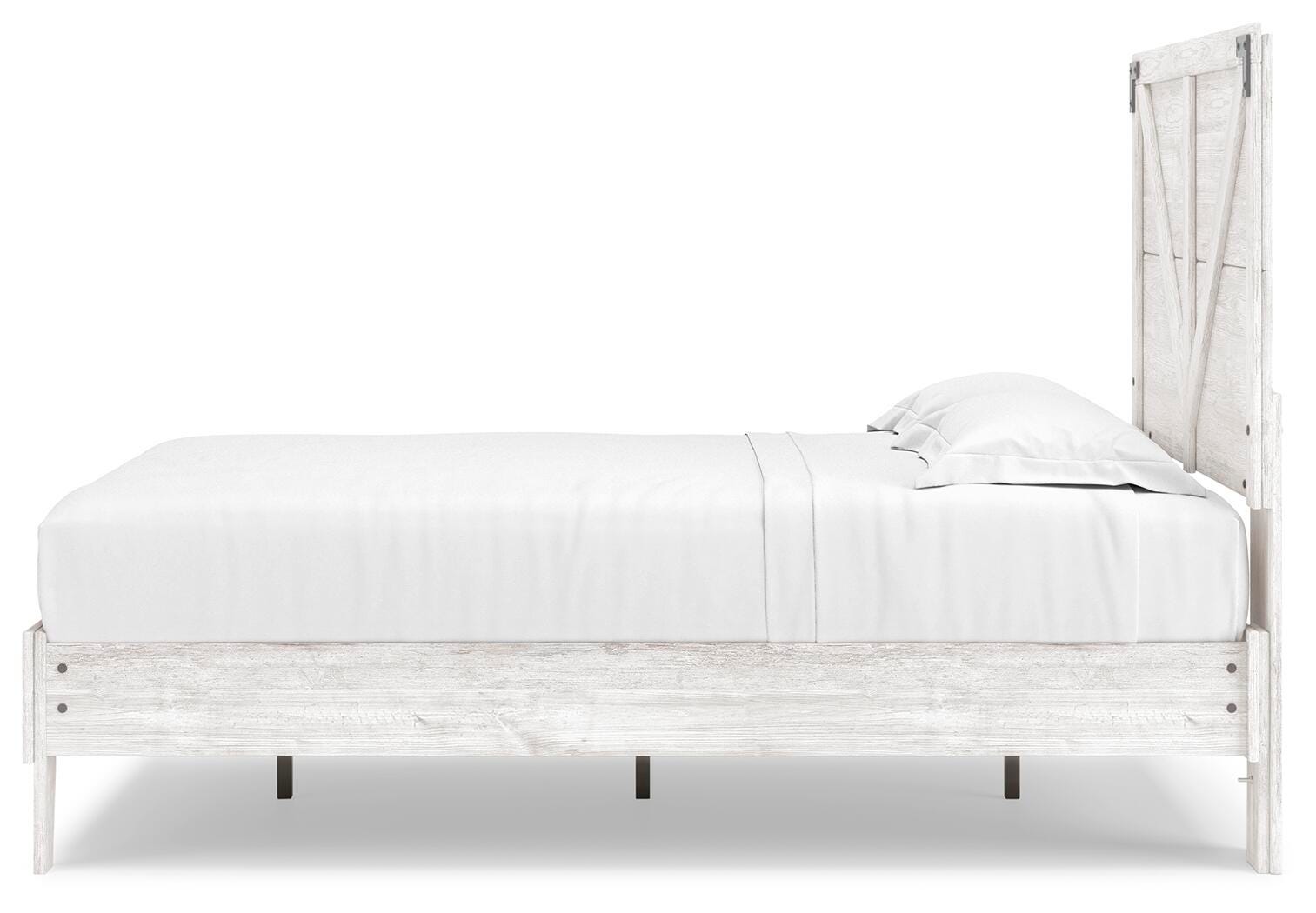 Shawburn Panel Bed with Chest - White/Brown  (EB4121-SI) - Image 5
