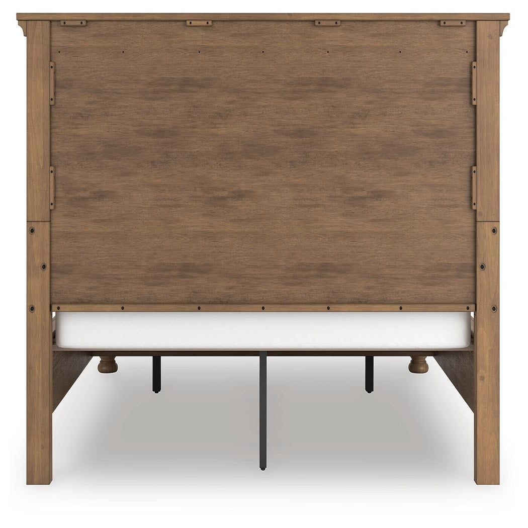 Feddinger California King Panel Storage Bed, Dresser and Nightstand (PCB779-SI) - Image 14
