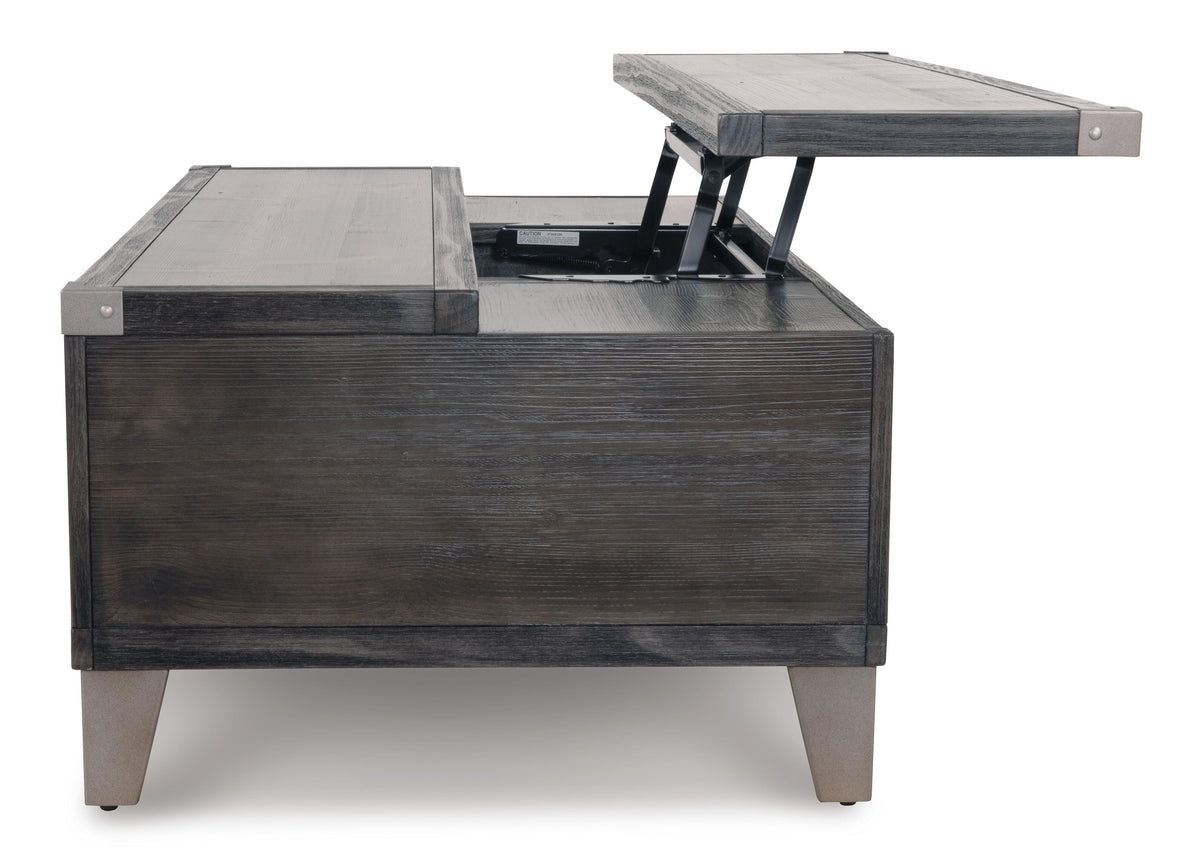 Todoe Coffee Table with Lift Top - Dark Gray  (T901-SI) - Image 12