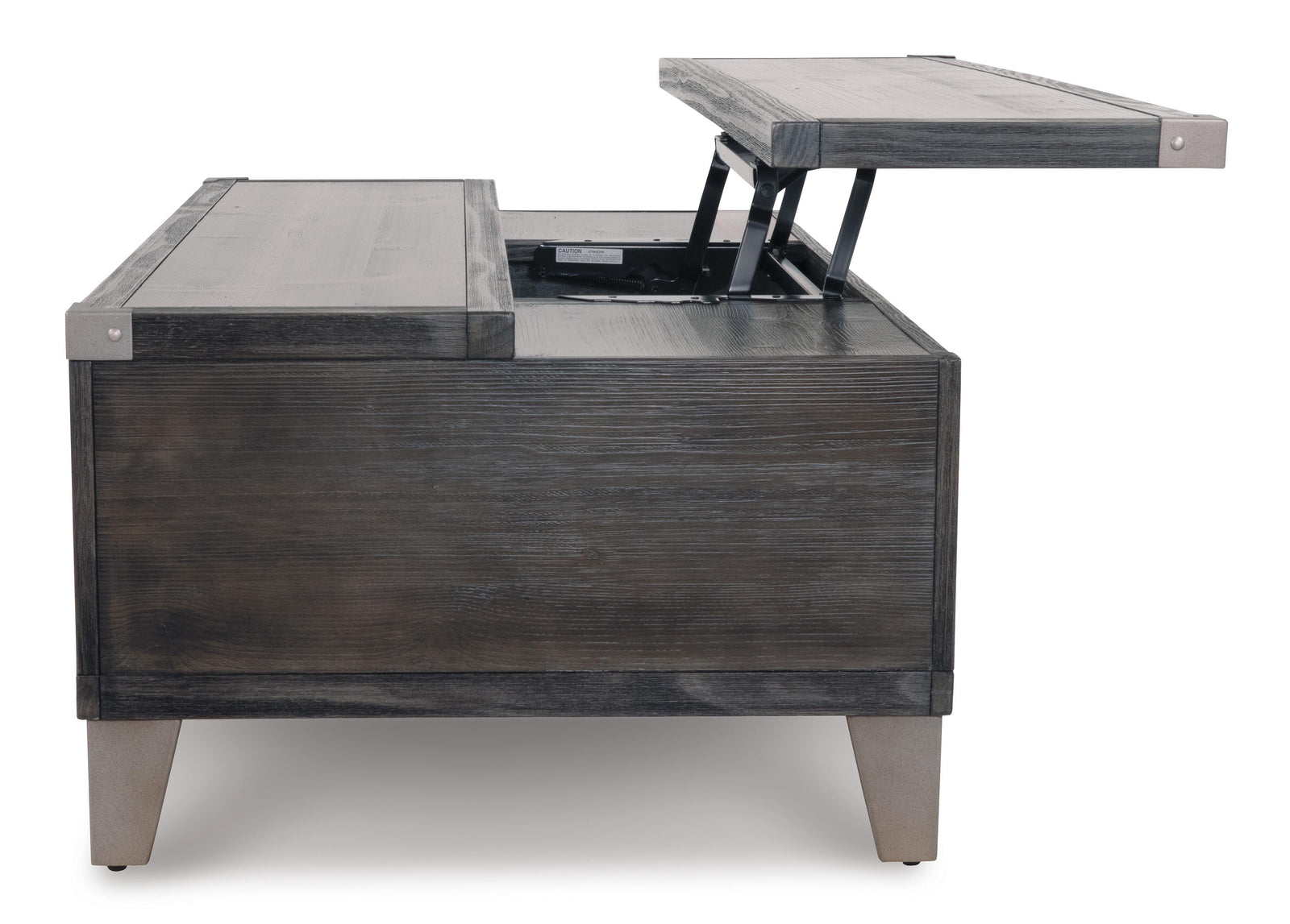 Todoe Coffee Table with Lift Top - Dark Gray  (T901-SI) - Image 12