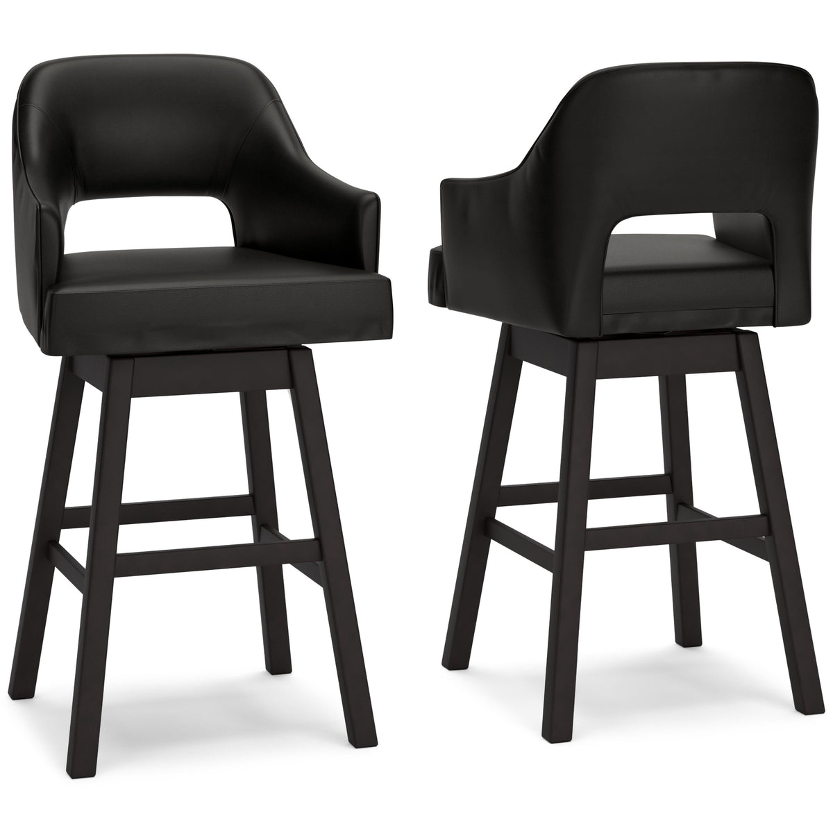 Tallenger Bar Height Bar Stool (Set of 2) (D380-SI) - Image 4