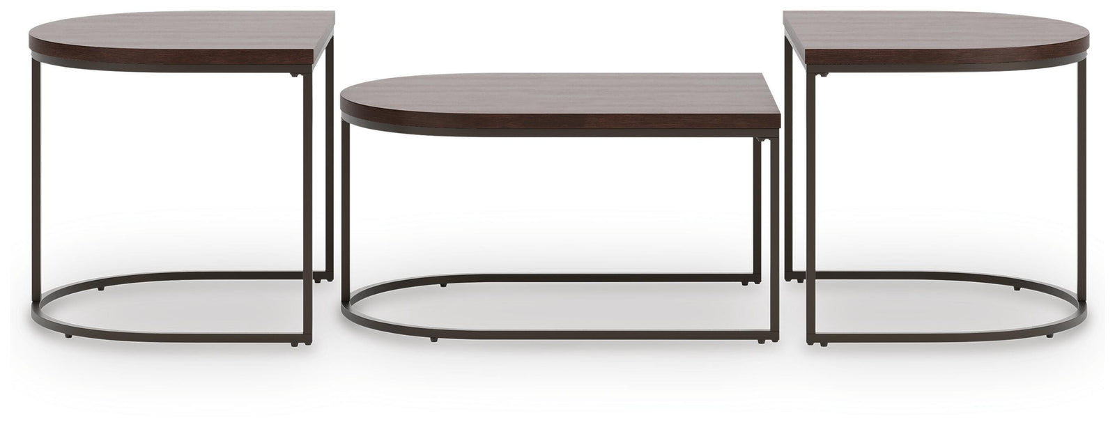 Vanmore Table (Set of 3) - Dark Brown  (T199-SI) - Image 2