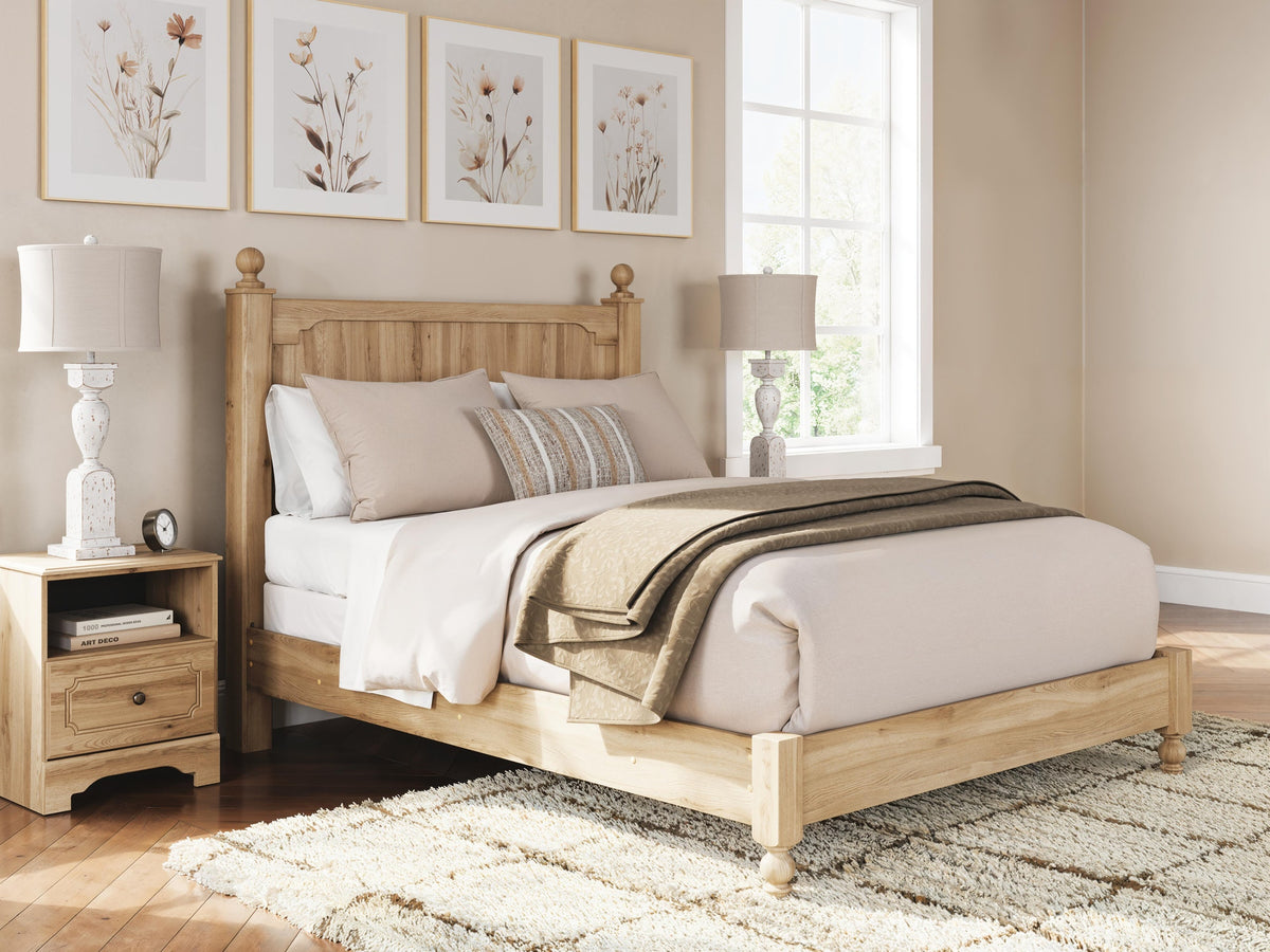 Aleaport Queen Panel Bed (PCB1075-SI) - Image 8