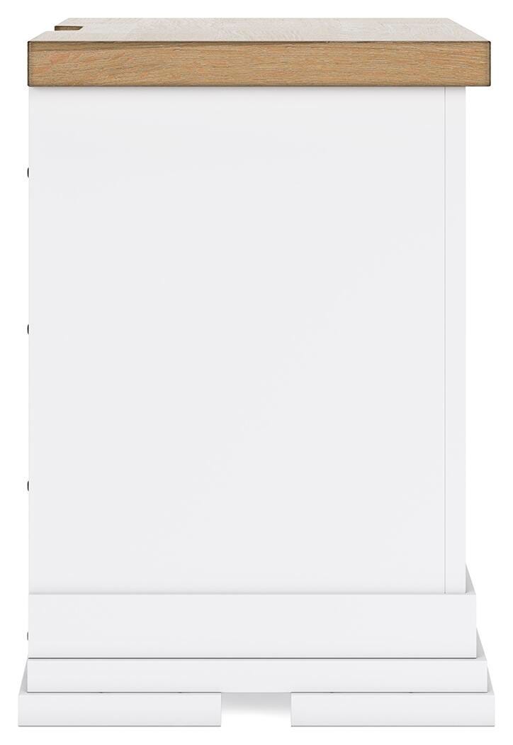Ashbryn Nightstand - White/Natural  (B844-SI) - Image 7