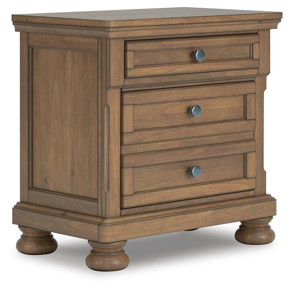 Feddinger Queen Sleigh Bed, Dresser, Mirror, Chest and Nightstand (PCB779-SI) - Image 26