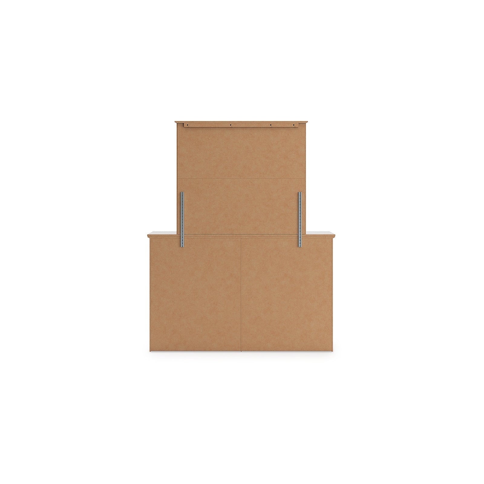 Makidern Queen Panel Bed with Storage, Dresser and Mirror (PCB1171-SI) - Image 6