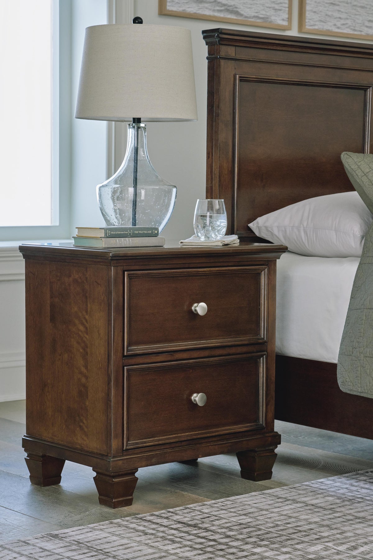 Danabrin Panel Bed, Dresser and Nightstand (B685-SI) - Image 24