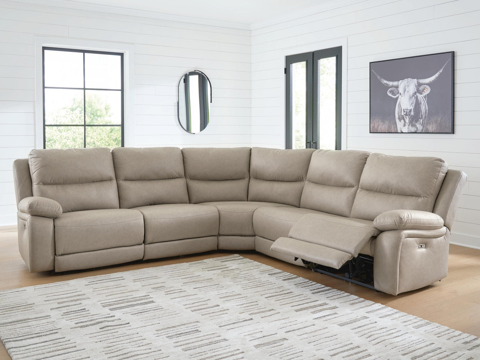 Narwhal Place 5-Piece Power Reclining Sectional (PC99201-SI) - Image 2