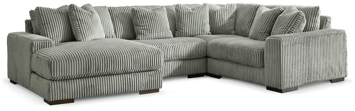 Lindyn 4-Piece Sectional with Chaise (21105-SI)