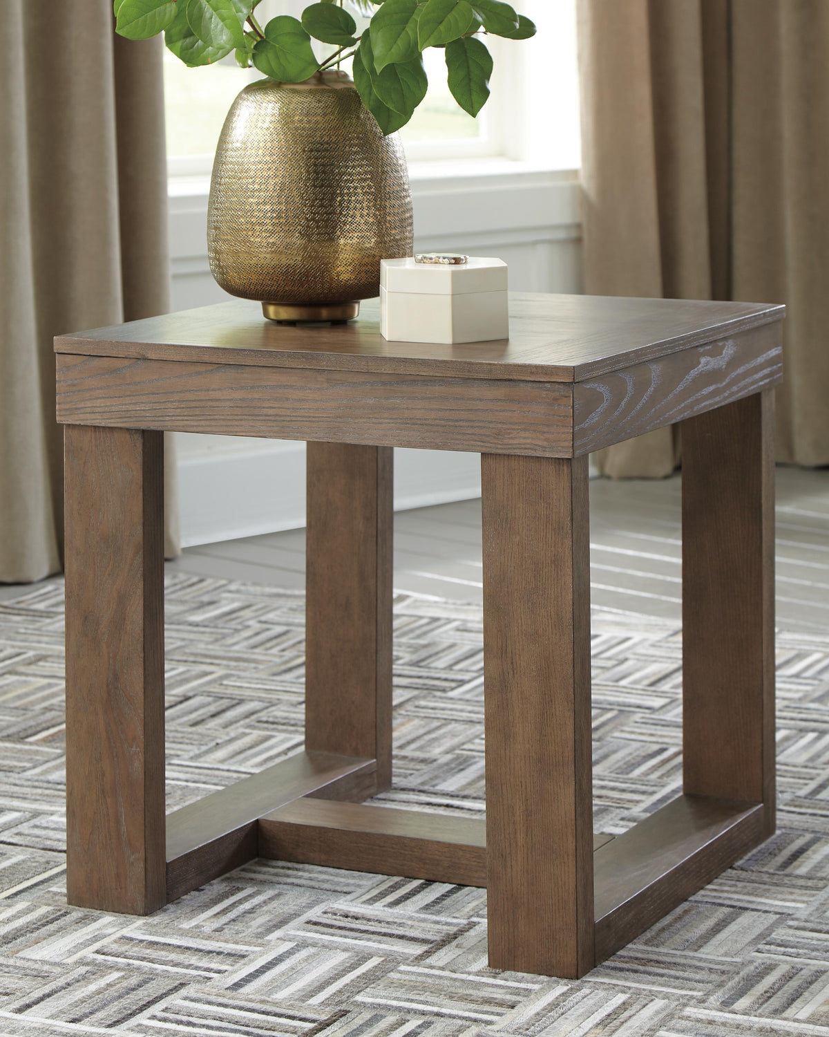 Cariton End Table - Gray  (T471-SI) - Image 2