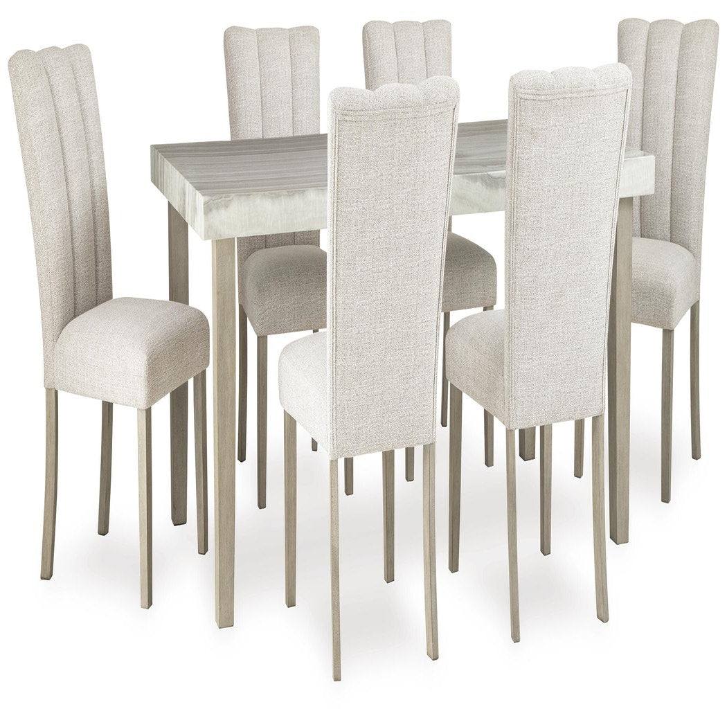 Larawyn Dining Table and 6 Chairs (PCD575-SI)