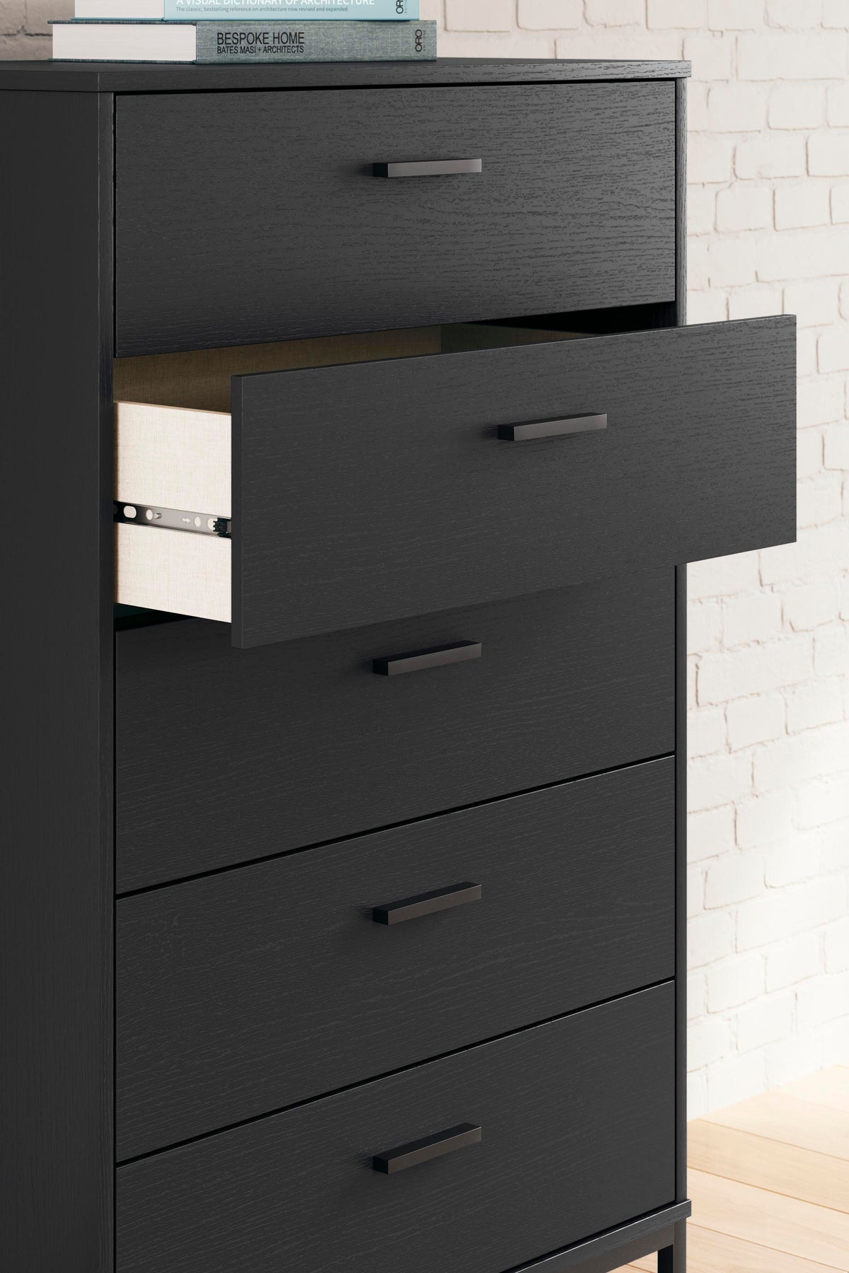 Socalle Chest of Drawers - Black  (EB1865-SI) - Image 10