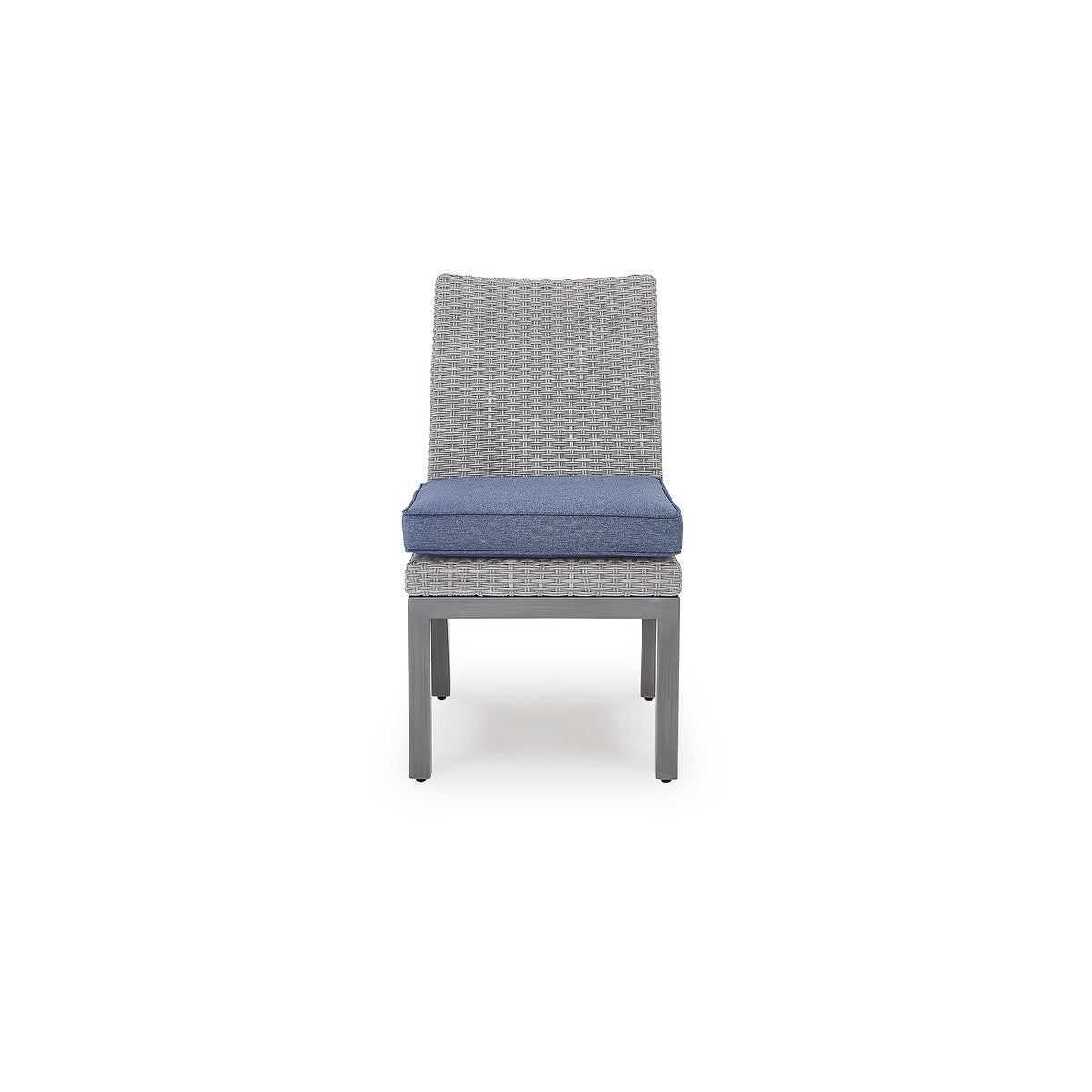 Half Moon Beach Outdoor Side Chair with Cushion (Set of 2) (PCP418-SI) - Image 6