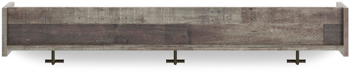 Neilsville Wall Mounted Coat Rack with Shelf (EA2120-SI) - Image 3
