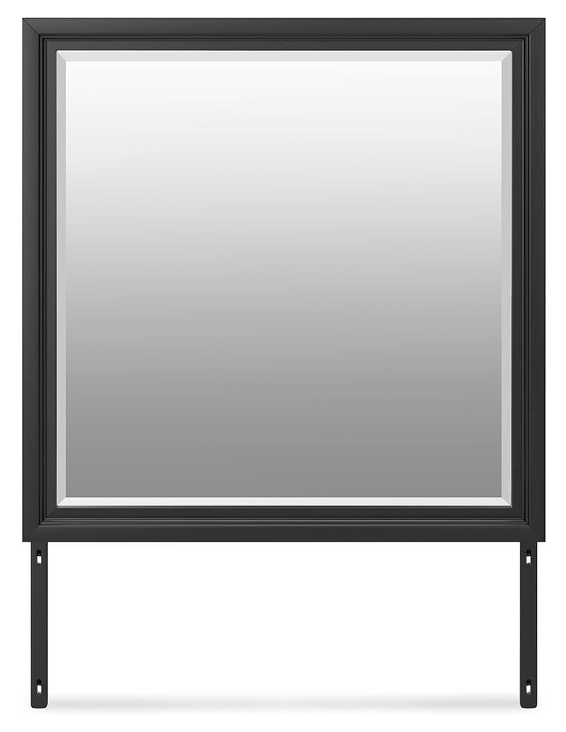 Lanolee Bedroom Mirror - Black  (B687-SI) - Image 2