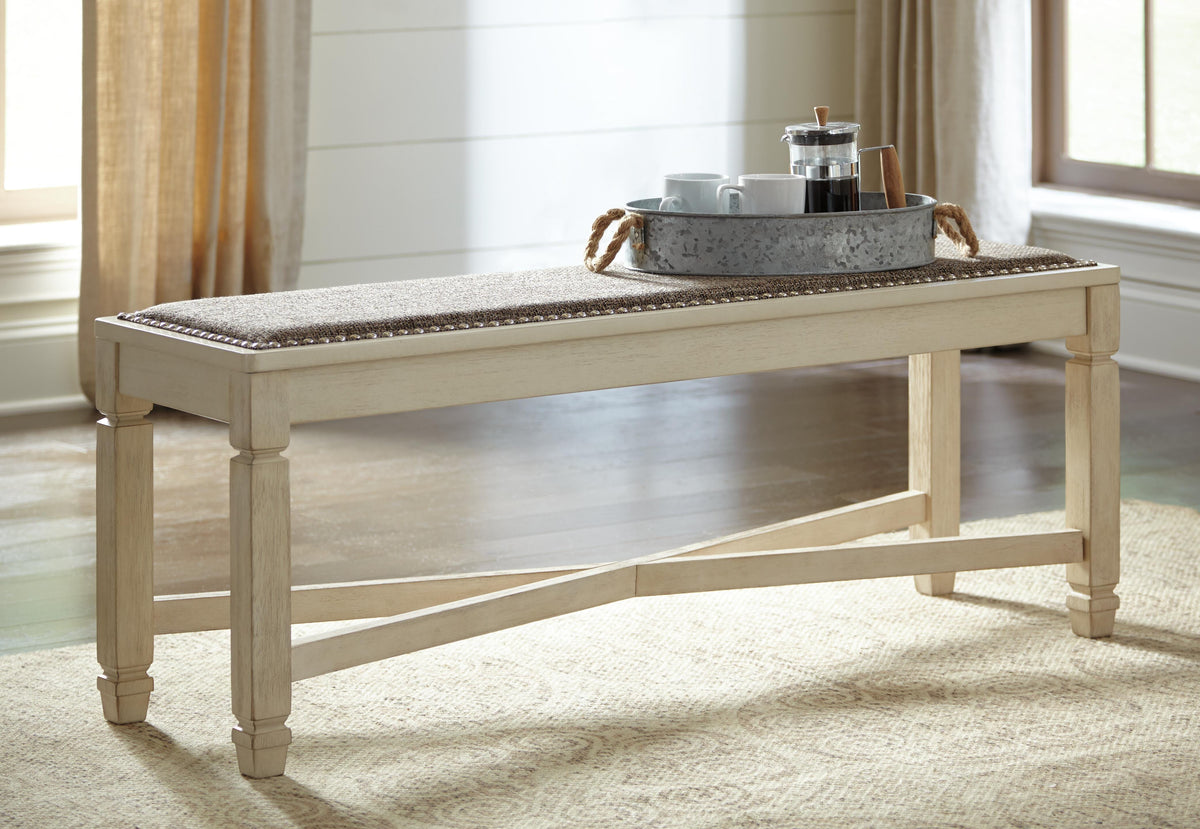 Bolanburg Dining Table, 6 Chairs, and Bench (D647-SI) - Image 14