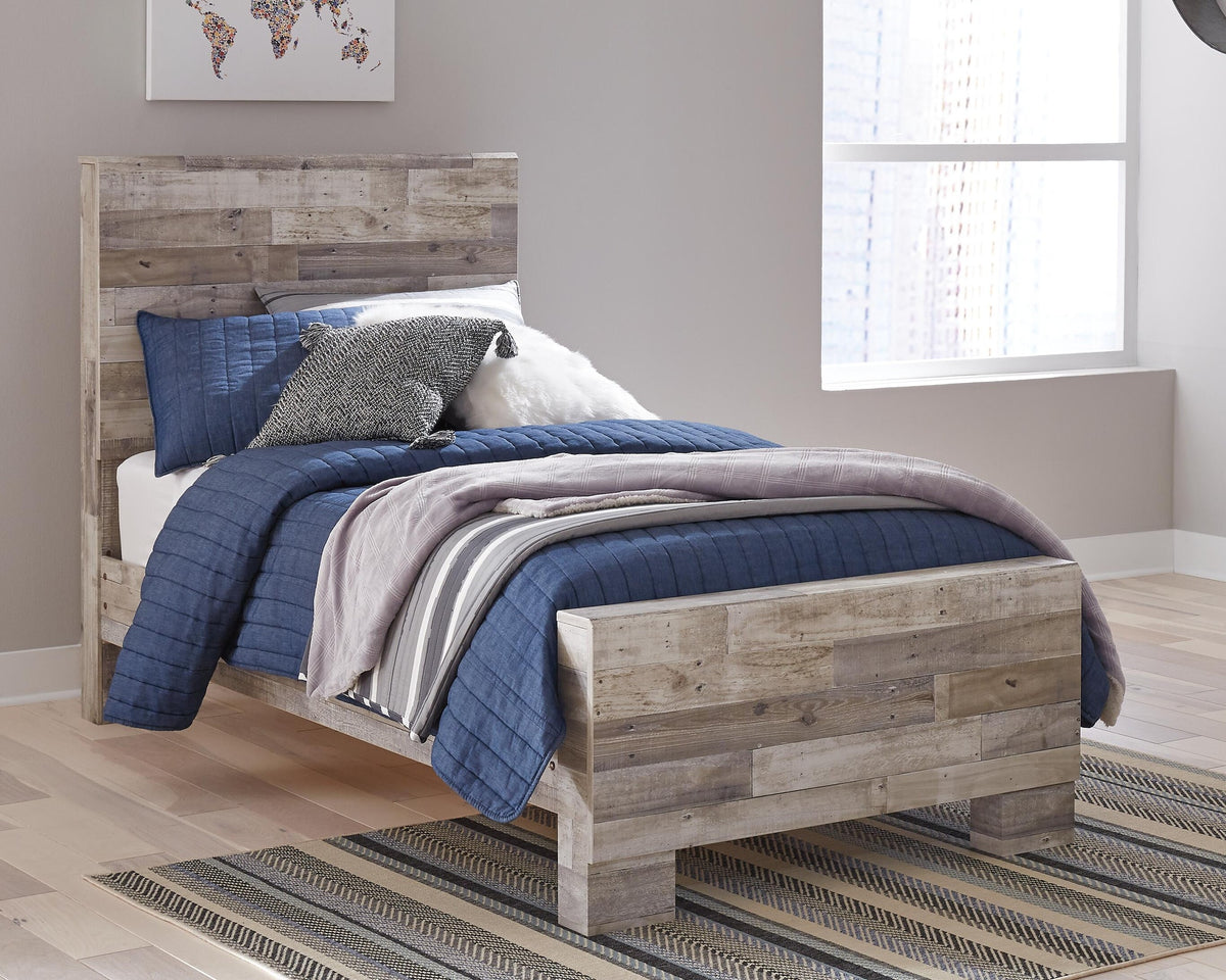 Effie Panel Footboard - Whitewash  (B255-SI) - Image 2