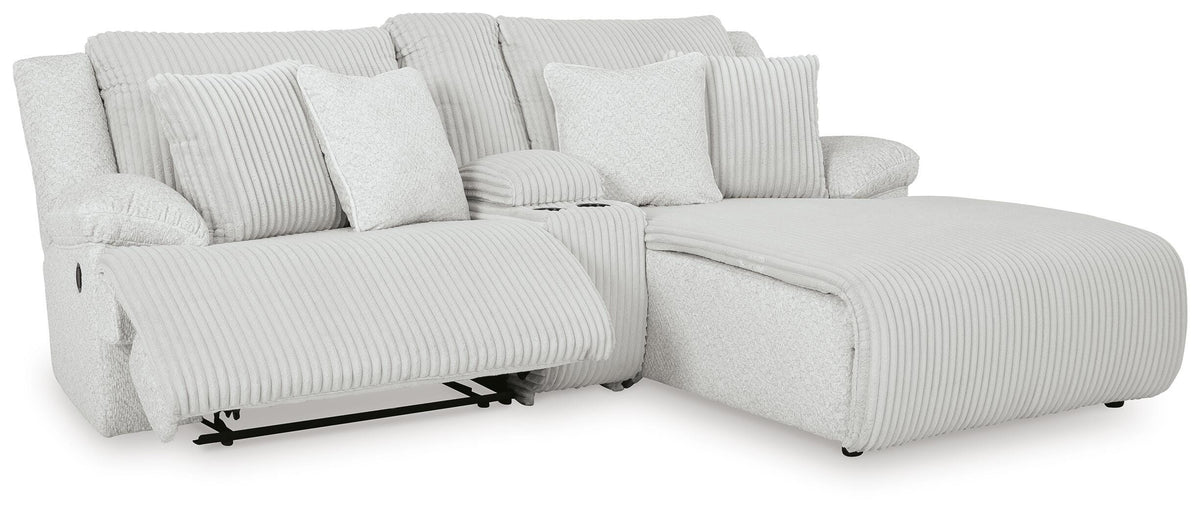 Top Tier 3-Piece Reclining Sectional Sofa with Chaise (92706-SI) - Image 2