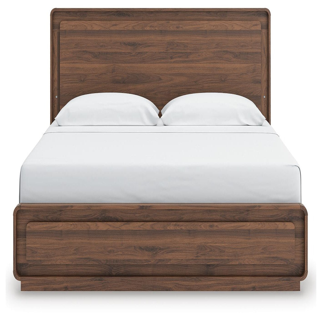 Fortlorn King Panel Bed, Dresser, Mirror and Nightstand (PCB386-SI) - Image 9
