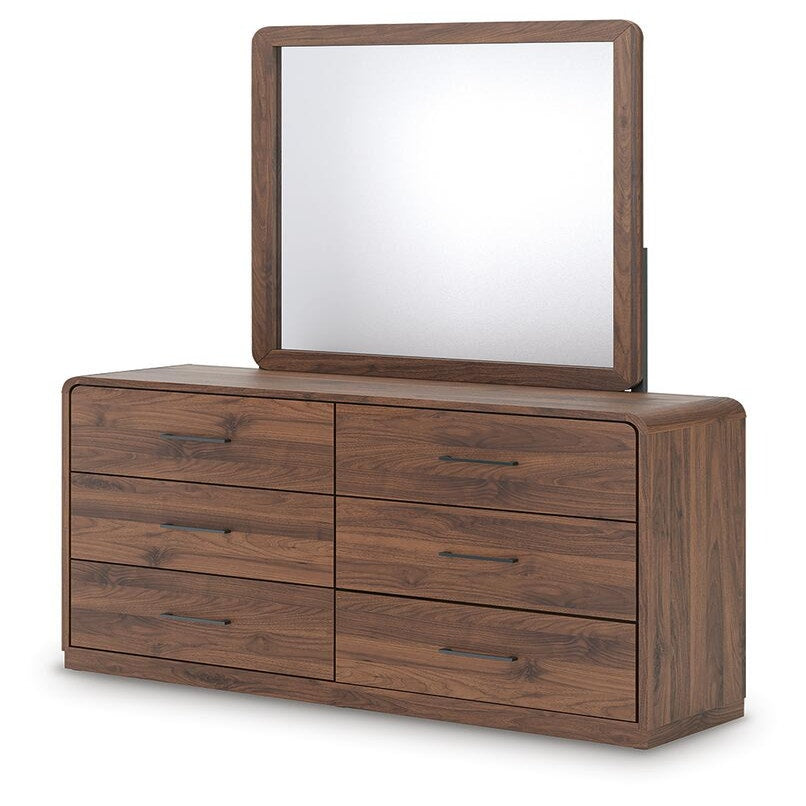 Fortlorn King Panel Bed, Dresser, Mirror and Chest (PCB386-SI) - Image 8