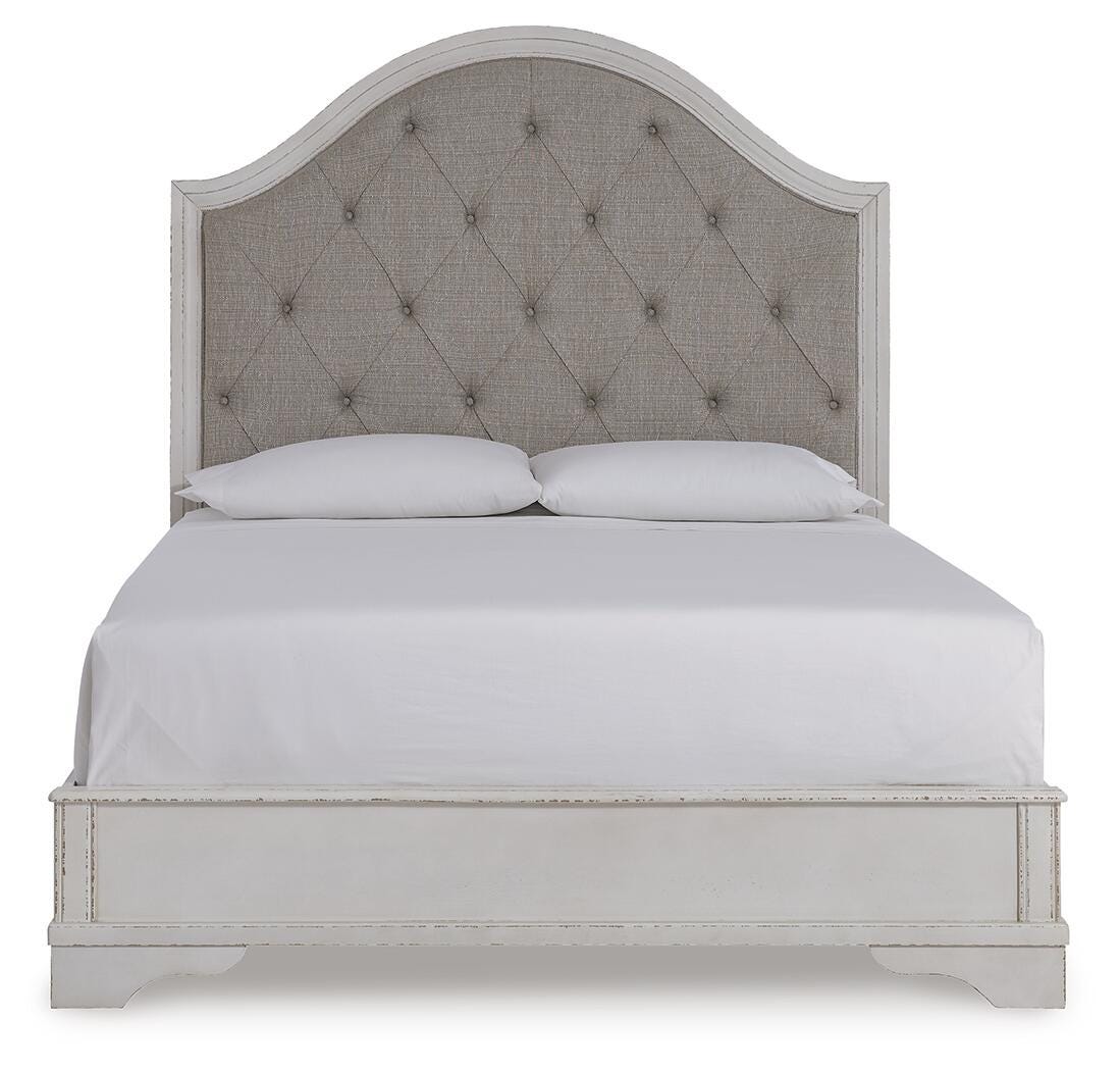 Blendon Upholstered Panel Bed - Rustic Brown  (B747-SI) - Image 3