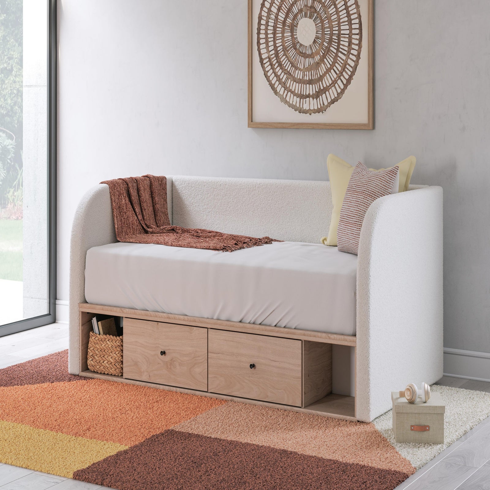 Arloster Twin Day Bed with Storage, Dresser and Nightstand (PCB1566-SI) - Image 25