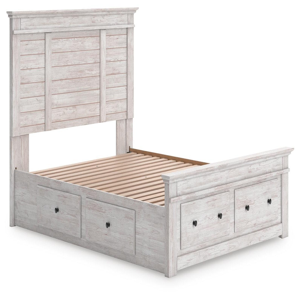 Makidern Queen Panel Storage Bed (PCB1171-SI) - Image 3