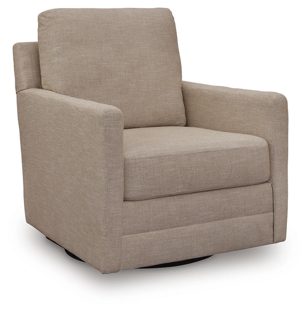 Freybourne Next-Gen Nuvella Swivel Accent Chair (A3000736-SI)