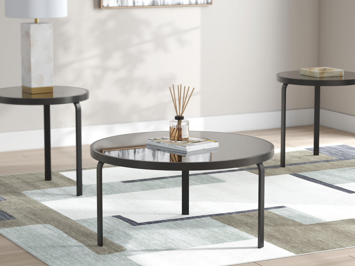 Dorylin Table (Set of 3) - Black  (T139-SI) - Image 6