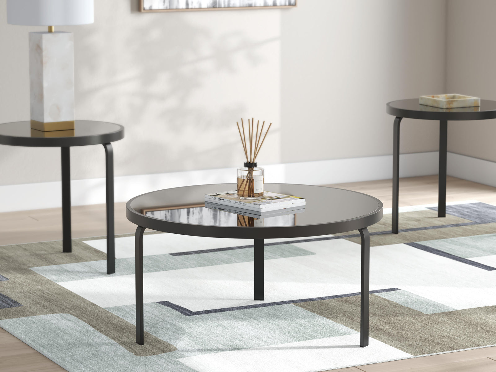 Dorylin Table (Set of 3) - Black  (T139-SI) - Image 6