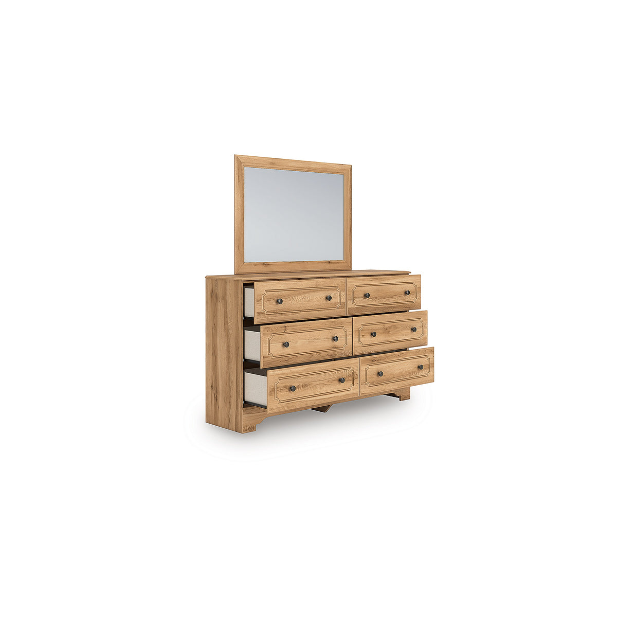Aleaport Full Panel Bed, Dresser and Mirror (PCB1075-SI) - Image 4