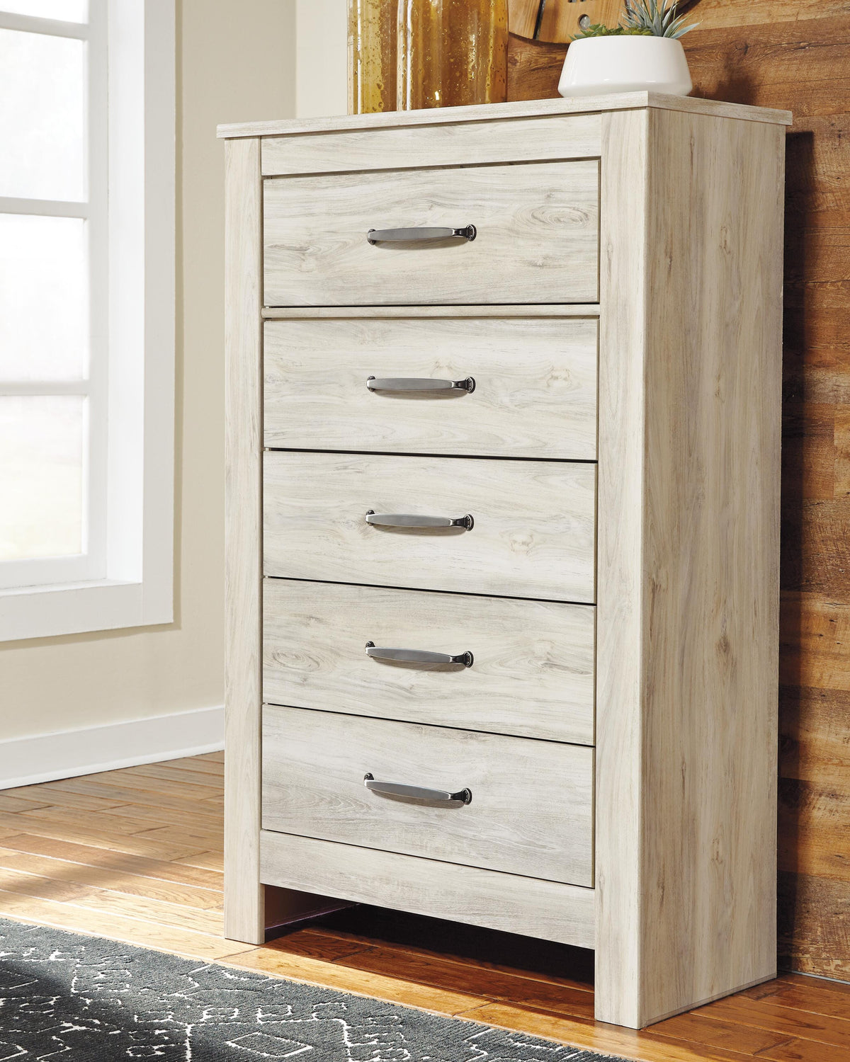 Bellaby Chest of Drawers - Whitewash  (B331-SI) - Image 2
