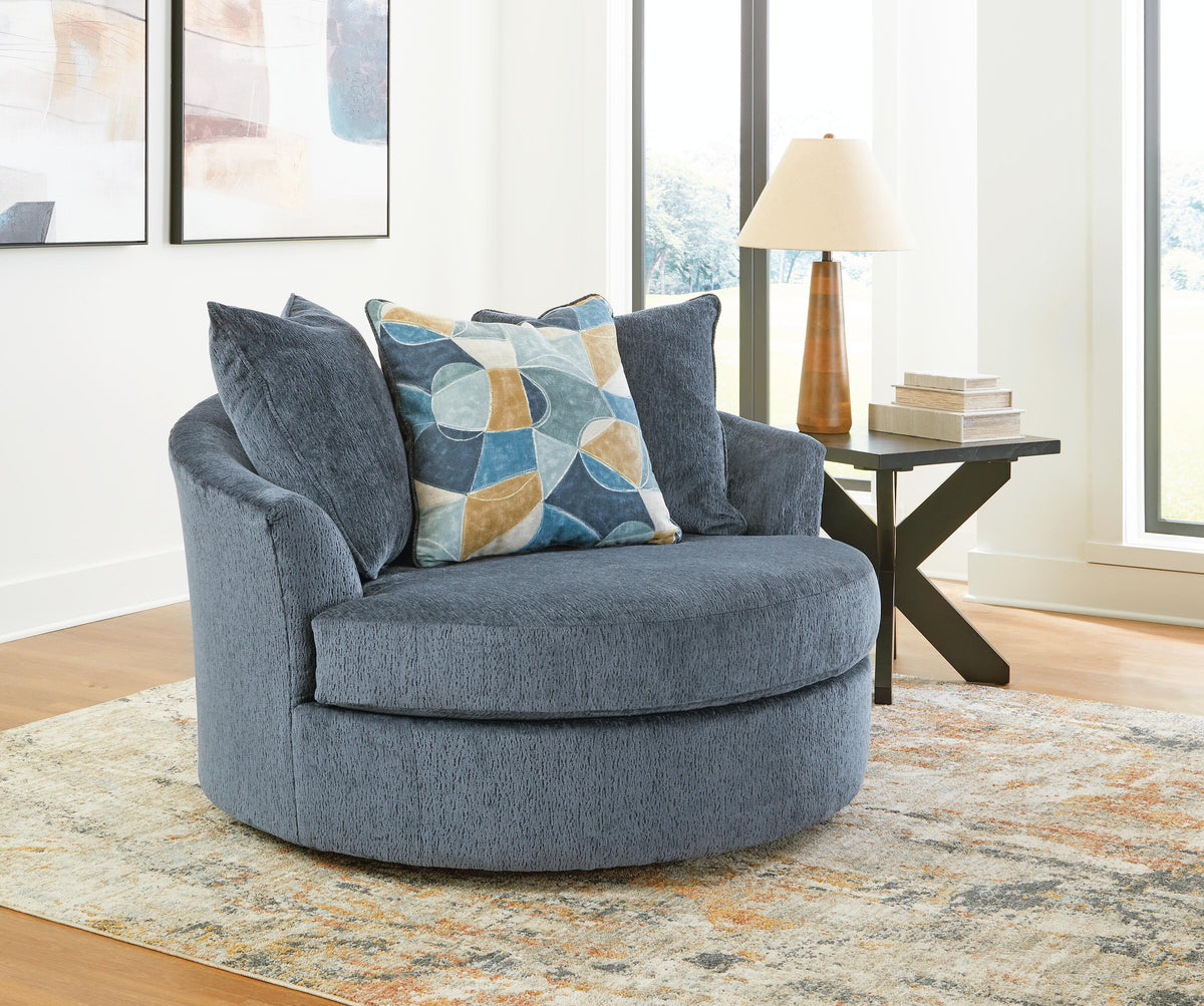 Maxon Place Oversized Chair and Ottoman (33003-SI) - Image 6