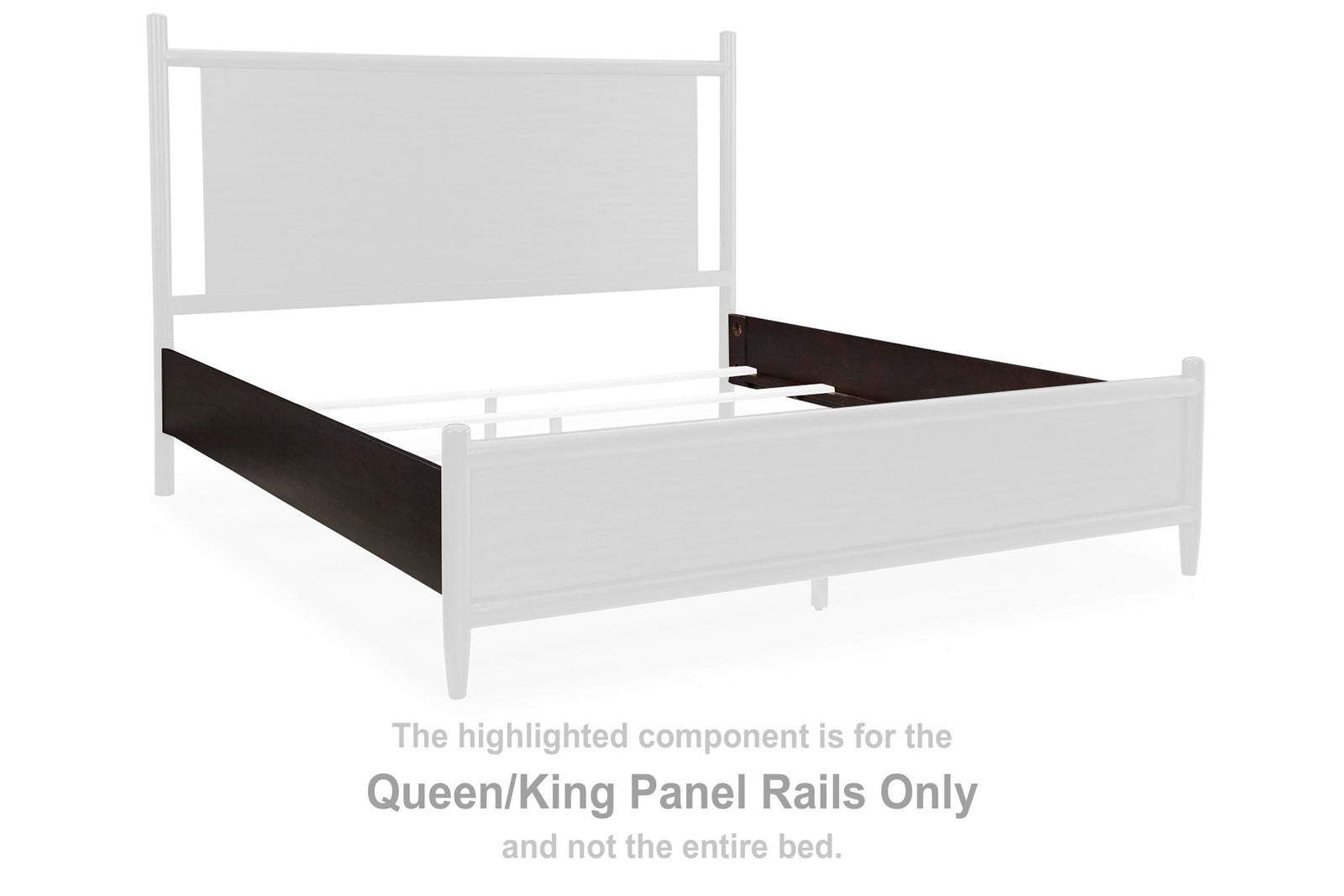 Dantenton Panel Rails - Merlot  (B611-SI)