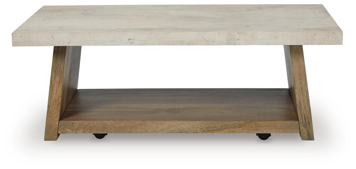 Brendalhouse Coffee Table - Light Brown  (T642-SI) - Image 3