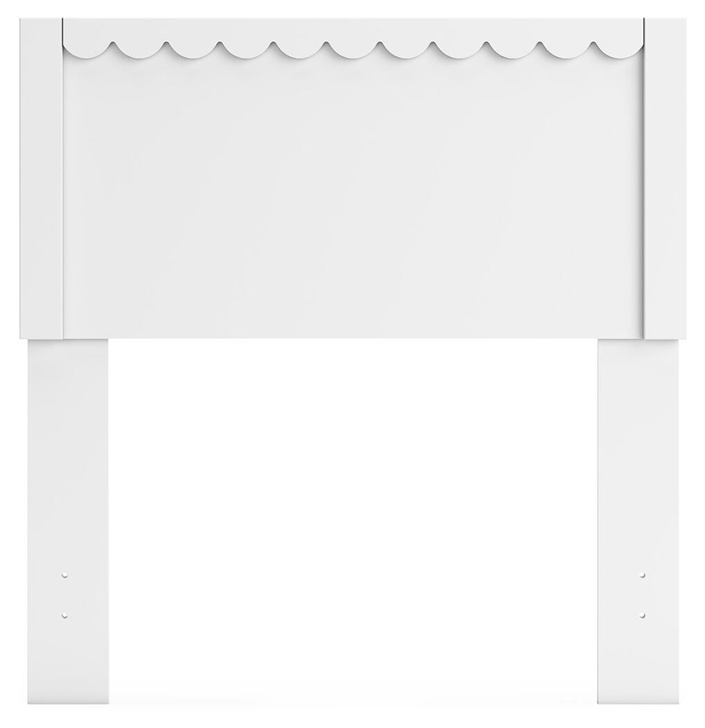 Hallityn Panel Headboard (Youth) - White  (EB1810-SI) - Image 4