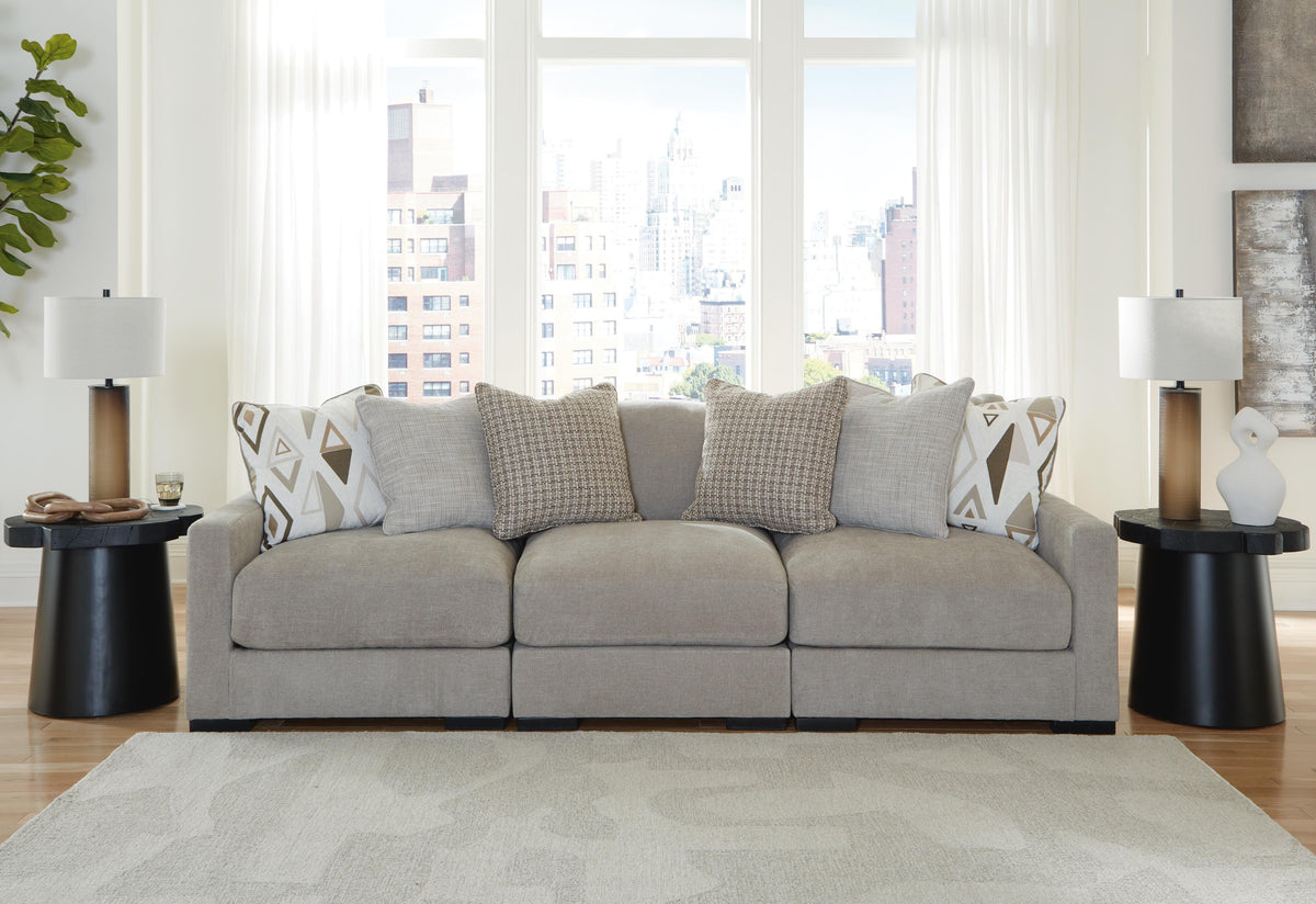 Aslan Court 3-Piece Sofa Sectional (20305-SI) - Image 2